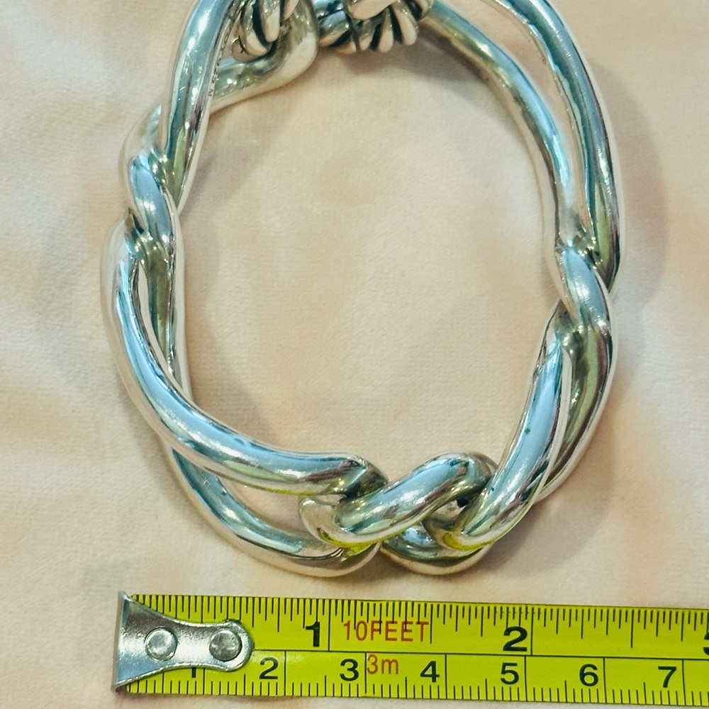 David Yurman Continuance Silver Bracelet - Picture 5 of 6